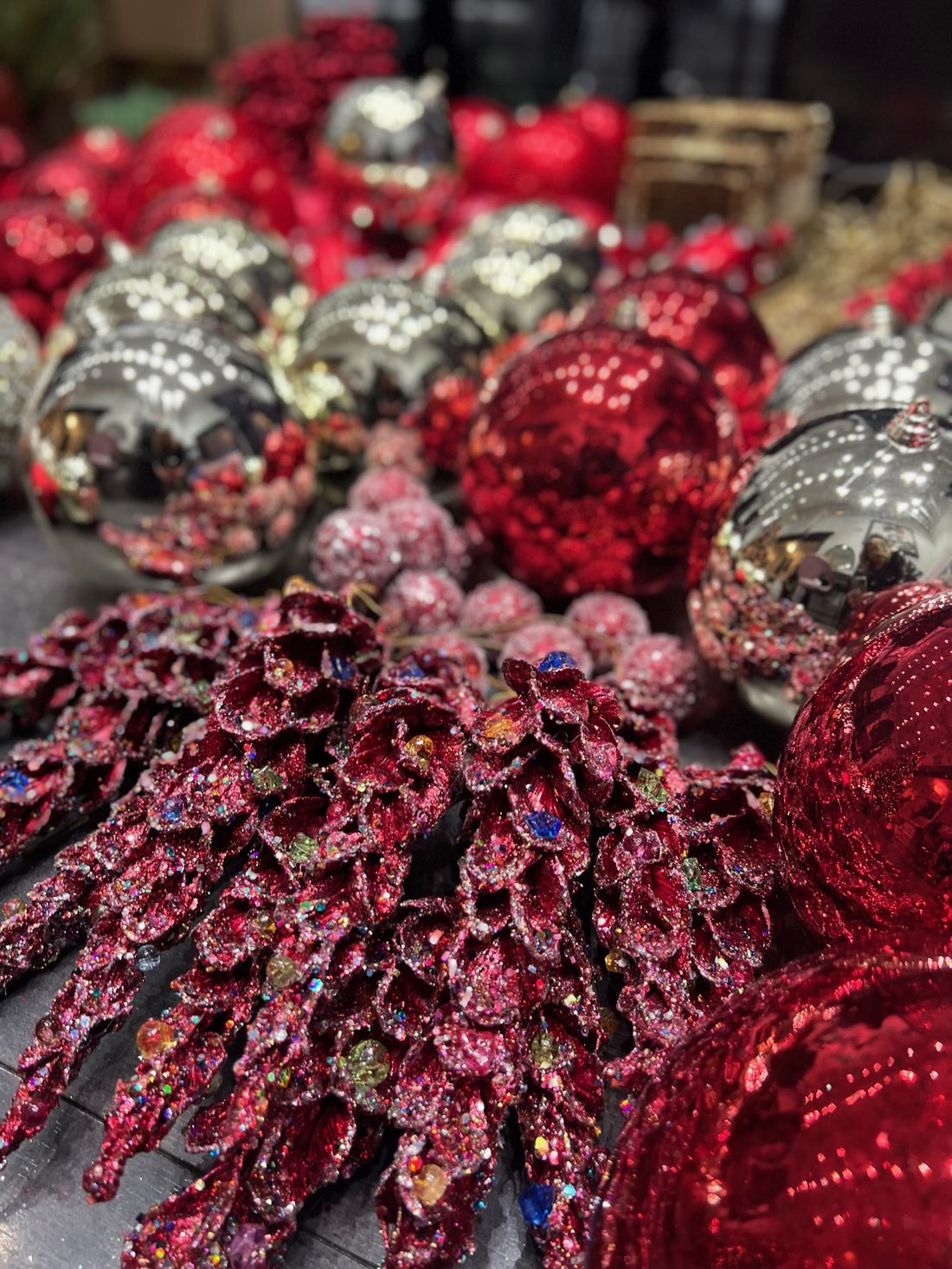 Red ornament detail